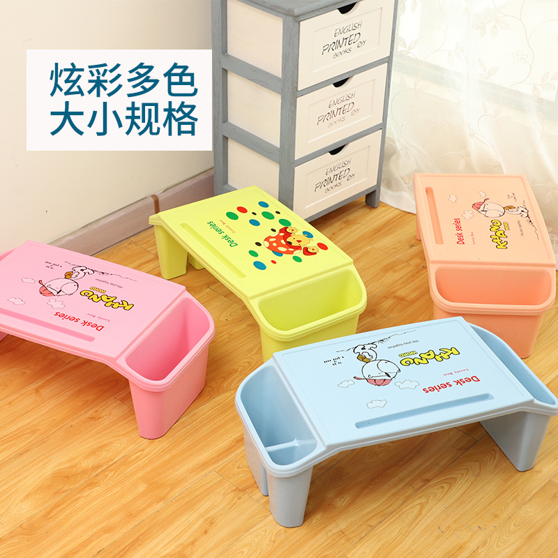Оптовая продажа ленивого стола, пластиковый утолщенный учебный стол для детей, многофункциональный компьютерный стол, письменный стол