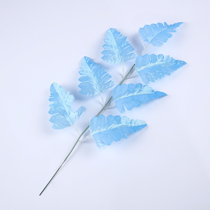 Simulated Persian Leaves, Artificial 7-Pronged Persian Leaves, Green Plant Flower Arrangement Accessories, Simulated Leaves, Simulated Flower Wedding Decoration
