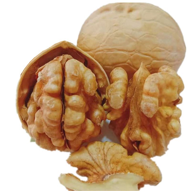 185 Paper-Skinned Walnuts from Xinjiang, Hand-Peeled, Original Flavor, Nut Snacks, Wholesale, Bulk, High Quality