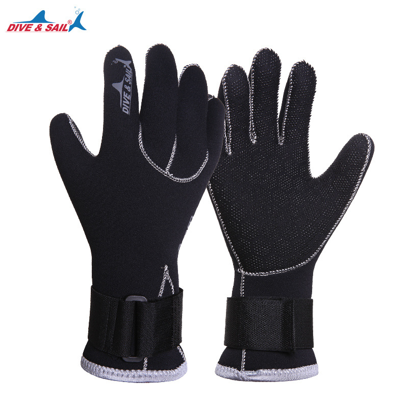 Spot wholesale 3mm diving gloves non-slip anti-scratch wear-resistant warm snorkeling surfing diving suit gloves equipment
