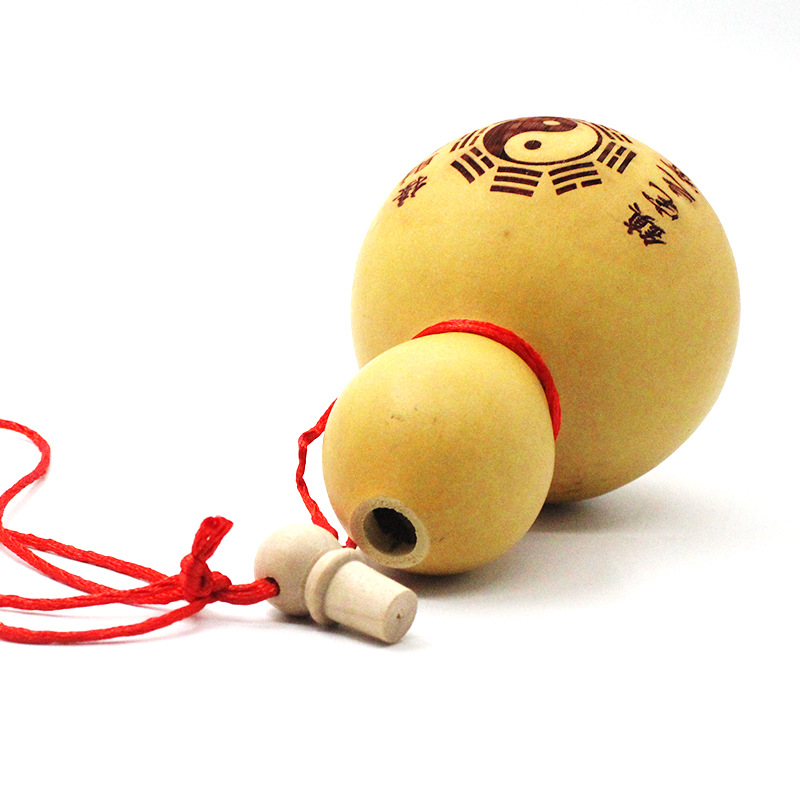 Blue Sky music factory natural wine gourd small big gourd Bagua fortune fortune into treasure craft gourd wholesale