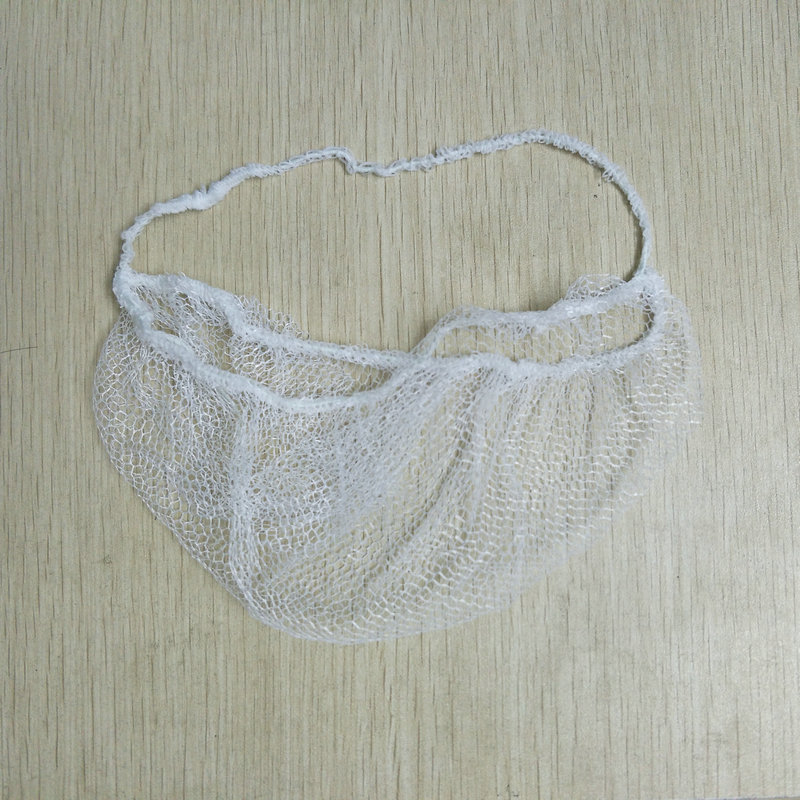 Disposable Beard Cover Non-Woven Fabric Machine-Made Breathable Handmade Nylon Mesh Food and Catering Workshop Protective Beard Cover