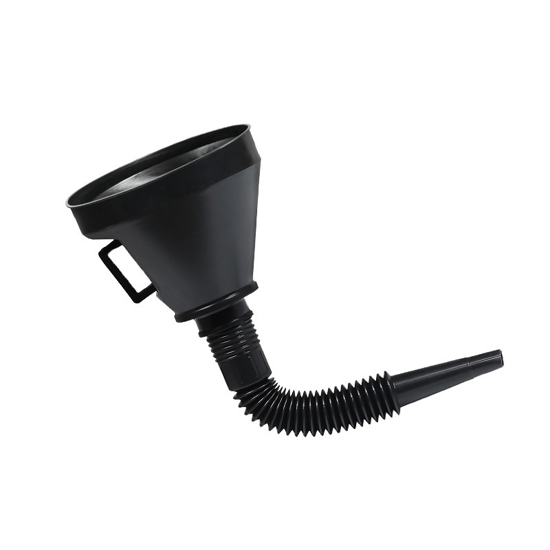 Car motorcycle fuel funnel with strainer self-driving travel emergency tool