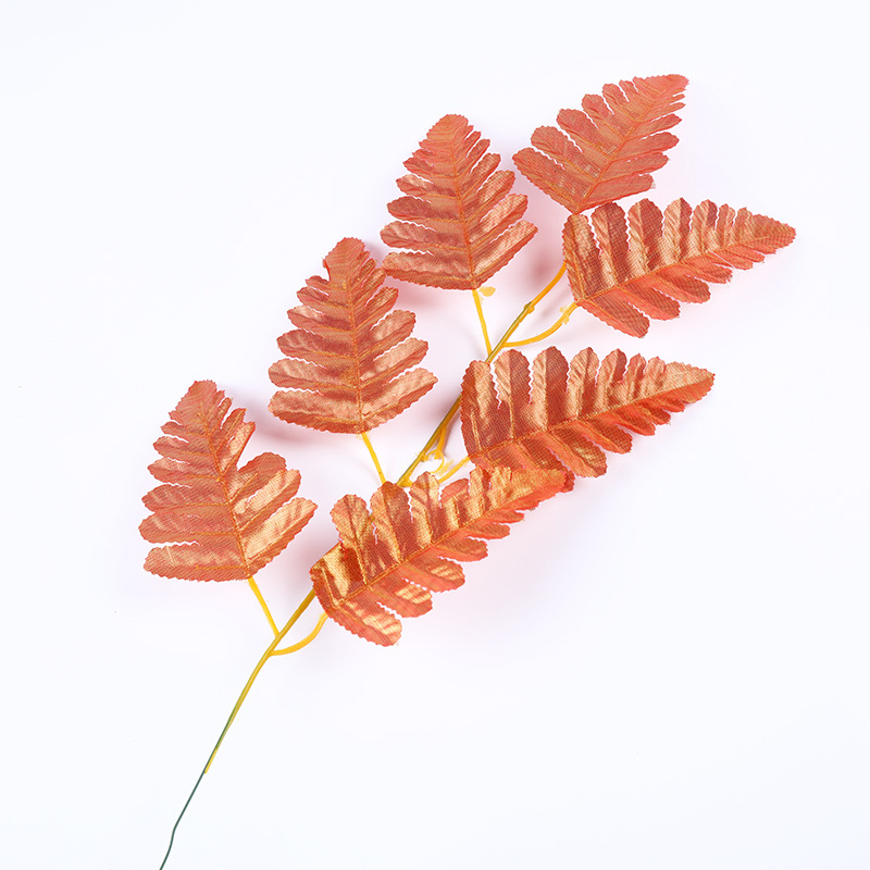 Simulated Persian Leaves, Artificial 7-Pronged Persian Leaves, Green Plant Flower Arrangement Accessories, Simulated Leaves, Simulated Flower Wedding Decoration