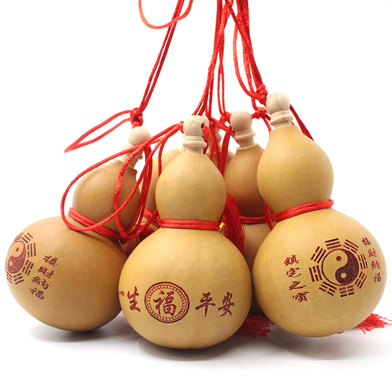 Factory direct small wine gourd scenic spot best selling night market craft pendants large favorably Eight Diagrams
