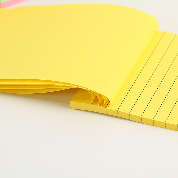 Fluorescent Sticky Notes Cute Special-Shaped N Times Index Stickers Advertising Note Pad Colorful Grids Sticky Notes Wholesale