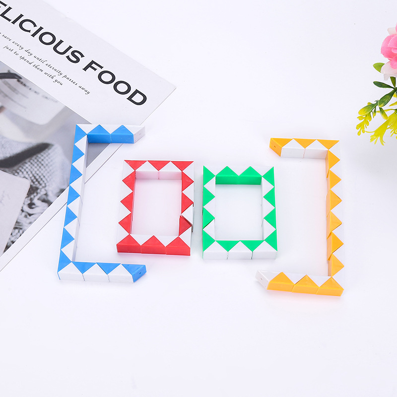 Children's intelligence toy variety magic ruler folding educational decompression toy variety magic ruler children reward gift