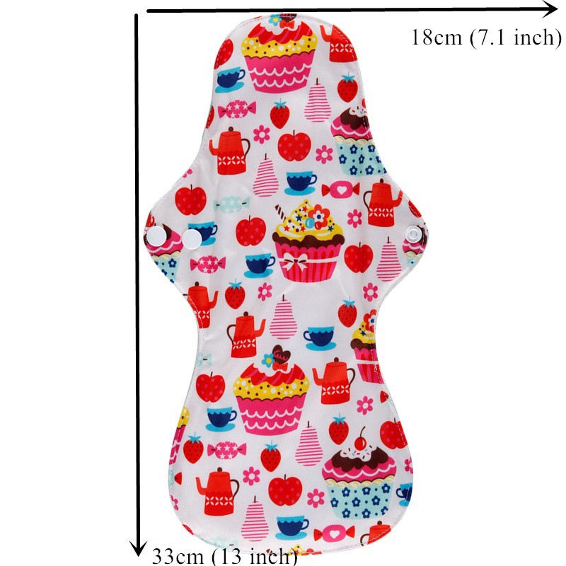 33*18 In-Stock Direct Sale Sanitary Pads Washable Waterproof Sanitary Napkins Large Size Menstrual Care Pads Postpartum Maternity