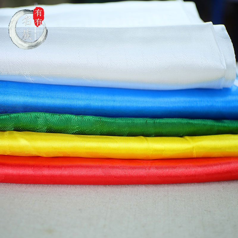 Chengdu Hada factory direct wholesale Xizang Xizang supplies five-color hip-hop up to eight auspicious Dark Flower Hada