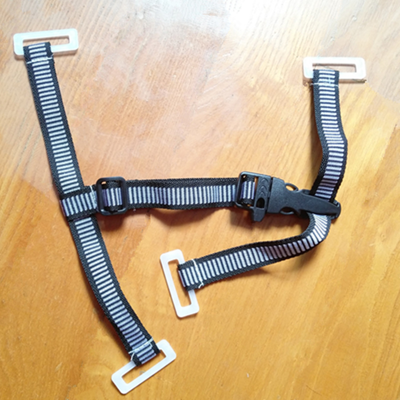 Helmet I-shaped lower jaw with helmet cap lining buckle protective belt Kev helmet chin strap