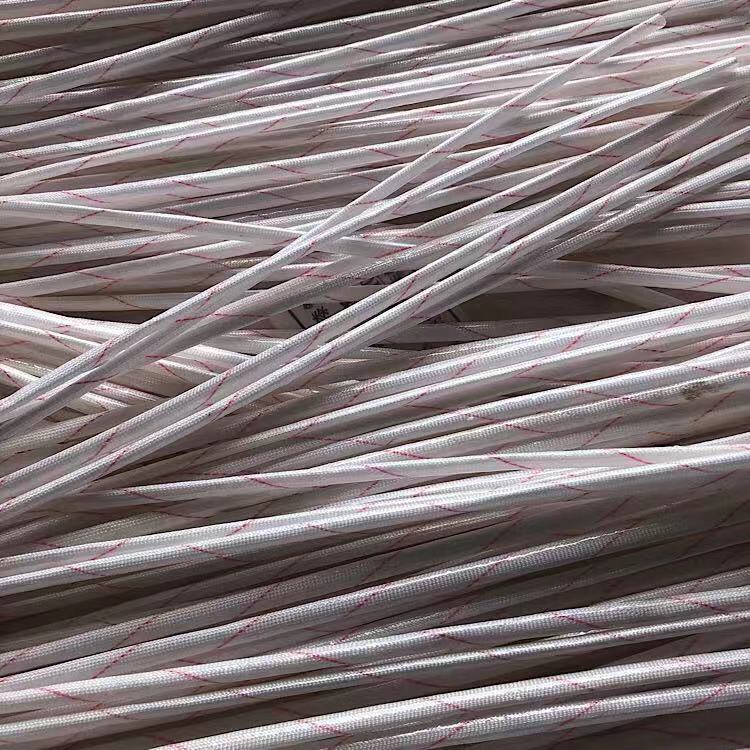 Yellow wax tube spot insulation sleeve thickened roll glass fiber tube 3mm processable yellow wax tube wholesale