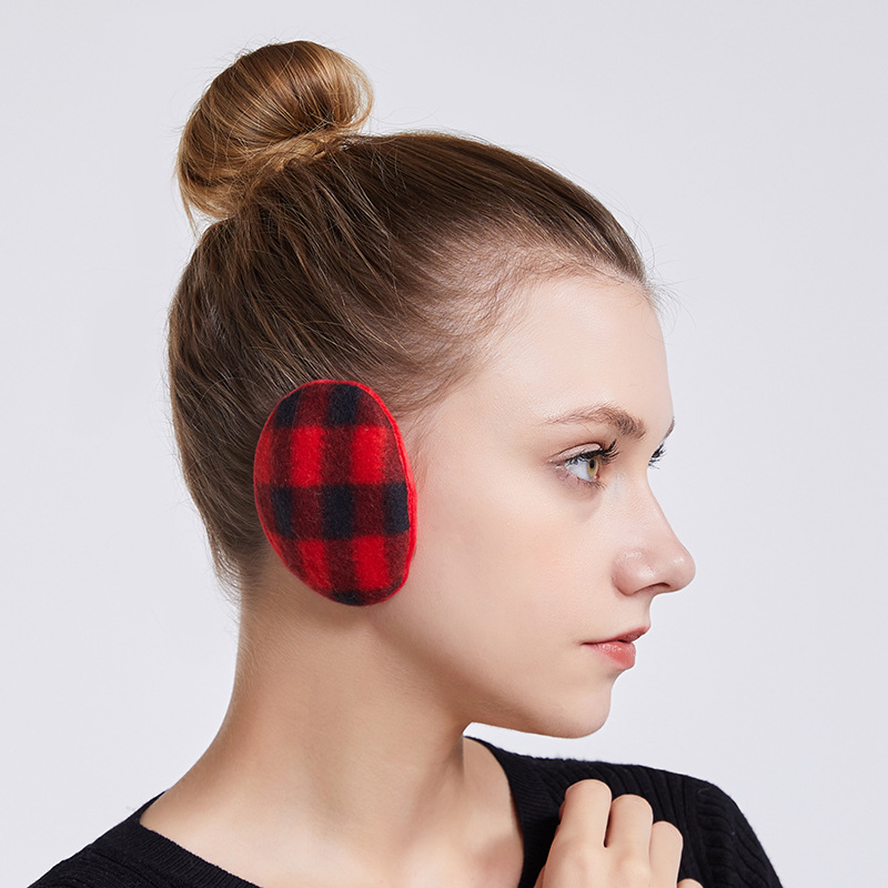 Polar fleece winter single-ear warm earmuffs without headband earmuffs for men and women split earmuffs seamless earmuffs independent earmuffs