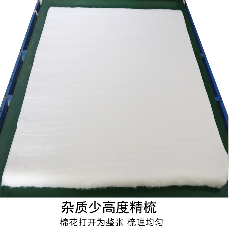 Pure Cotton Baby Cotton Coat Quilt Mattress Filled Cotton Bulk Cotton Skin Cotton Wadding Bag Gene Detection