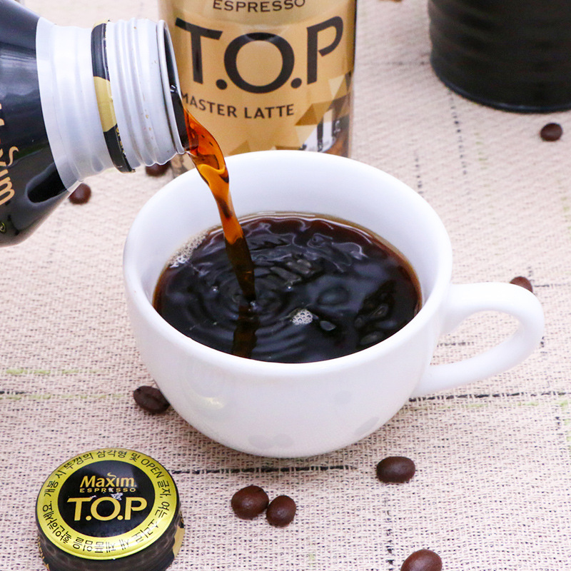 South Korea imported products maixin TOP coffee drinks 275ml bottled instant drinks easy to carry leisure drinks