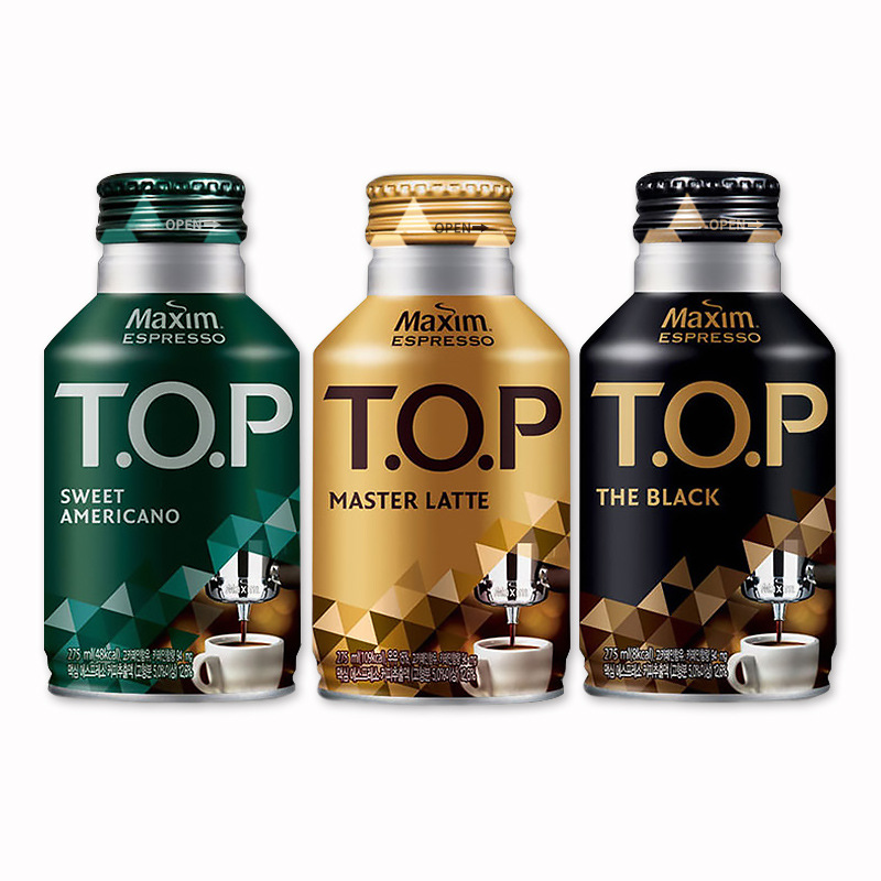 South Korea imported products maixin TOP coffee drinks 275ml bottled instant drinks easy to carry leisure drinks