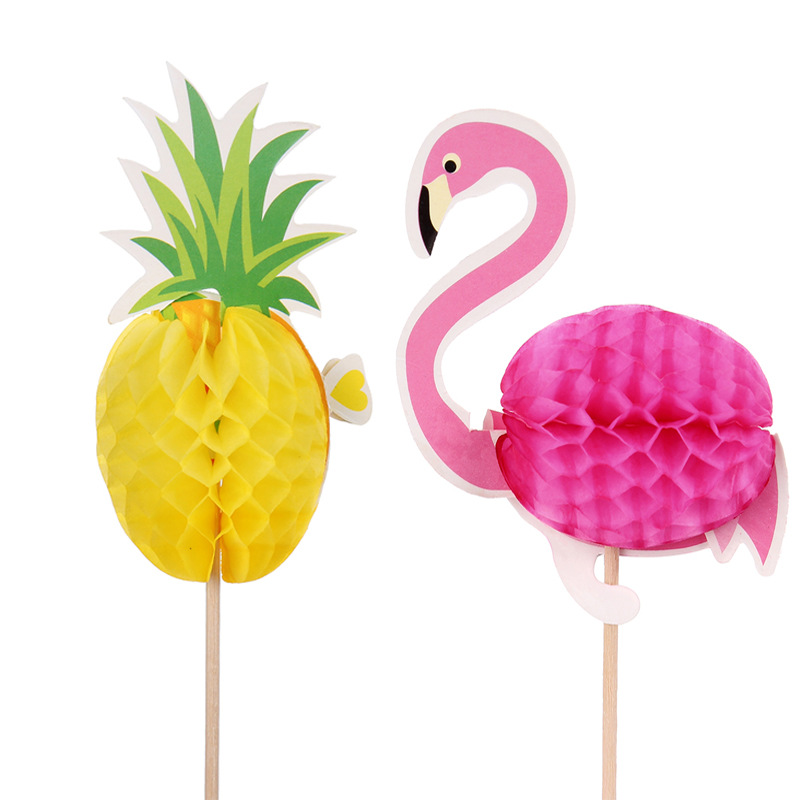 Одноразовая декоративная палочка для ананаса, креативные фруктовые палочки, оптовая продажа