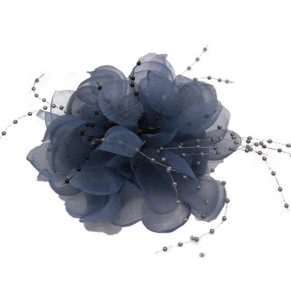 Factory Direct Sales Women's Fabric Jewelry Simulated Fake Flowers Decorative Flower Heads Handmade DIY Gauze Flowers Corsage