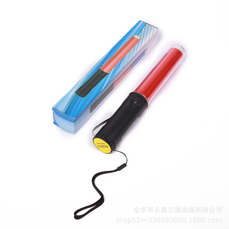 Rechargeable Multifunctional Traffic Baton LED Glow Stick Glow Stick 26CM Safety Warning Stick Factory Direct Sale
