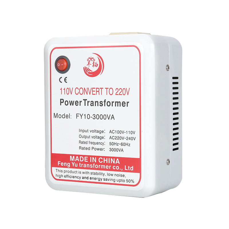 Transformer 110V to 220V Power Voltage Converter 3000W for Domestic Appliances, High-Efficiency and Energy-Saving High Voltage