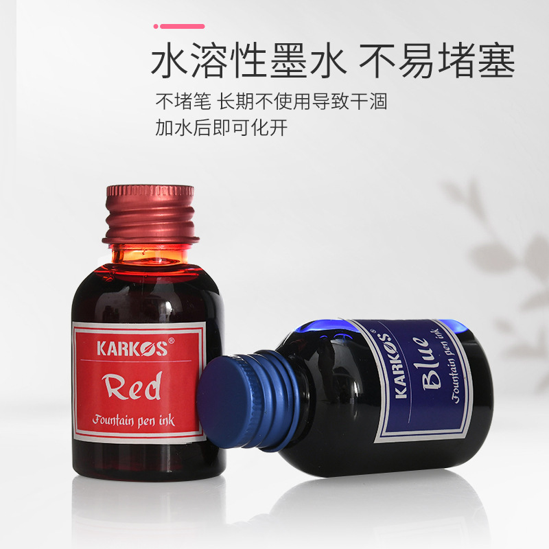 Color Universal ink bag replaceable pen ink disposable ink bag plastic bottled 30ml water soluble ink wholesale