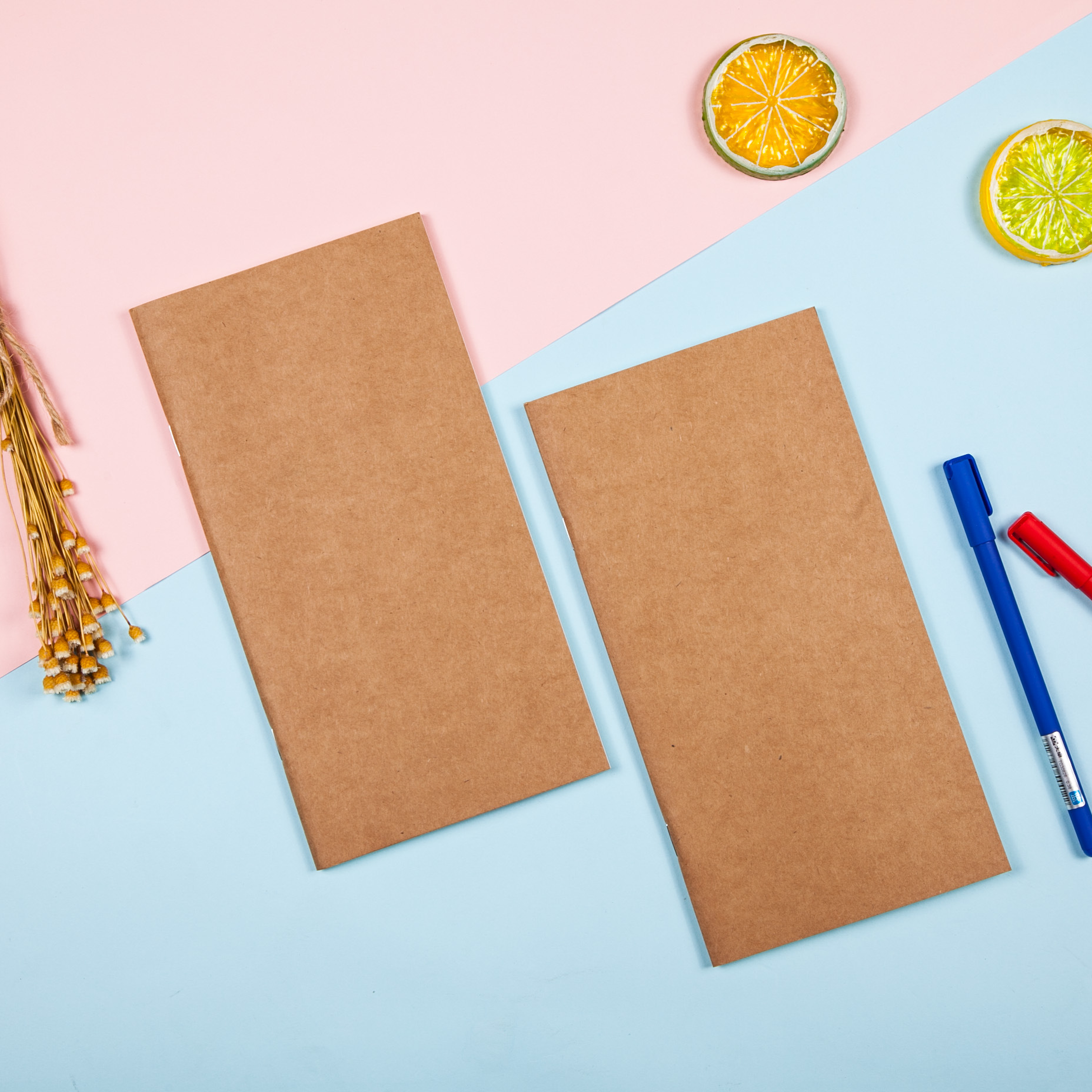 Простая ретро тетрадь A5, обложка из крафт-бумаги, тетрадь с точечным матрицей