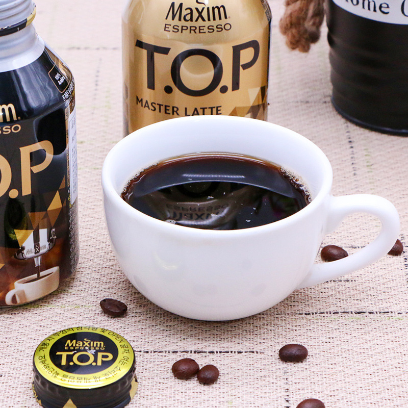 South Korea imported products maixin TOP coffee drinks 275ml bottled instant drinks easy to carry leisure drinks