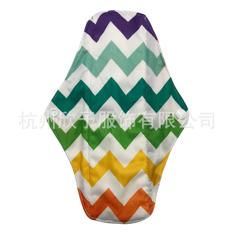 Washable nursing pad bamboo charcoal sanitary pad physiological period M size maternal sanitary napkin can be reused