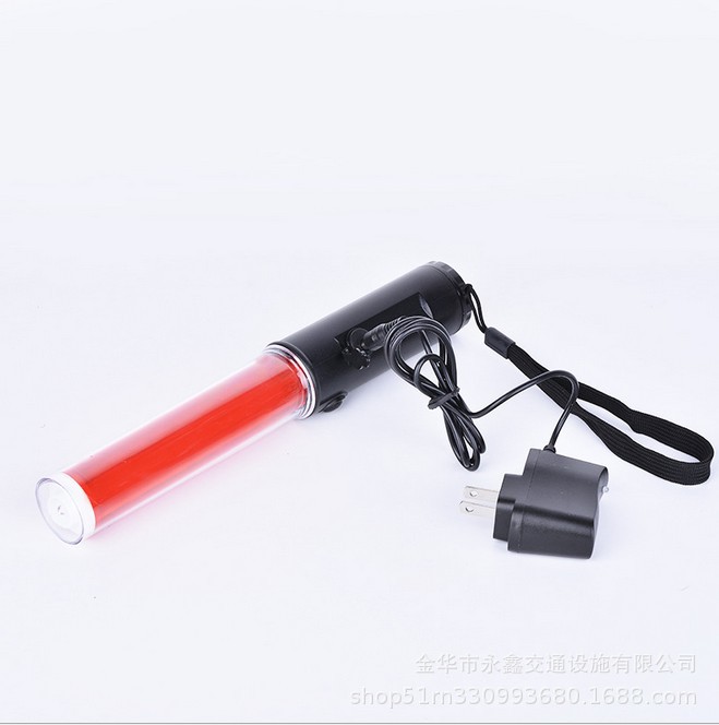 Rechargeable Multifunctional Traffic Baton LED Glow Stick Glow Stick 26CM Safety Warning Stick Factory Direct Sale