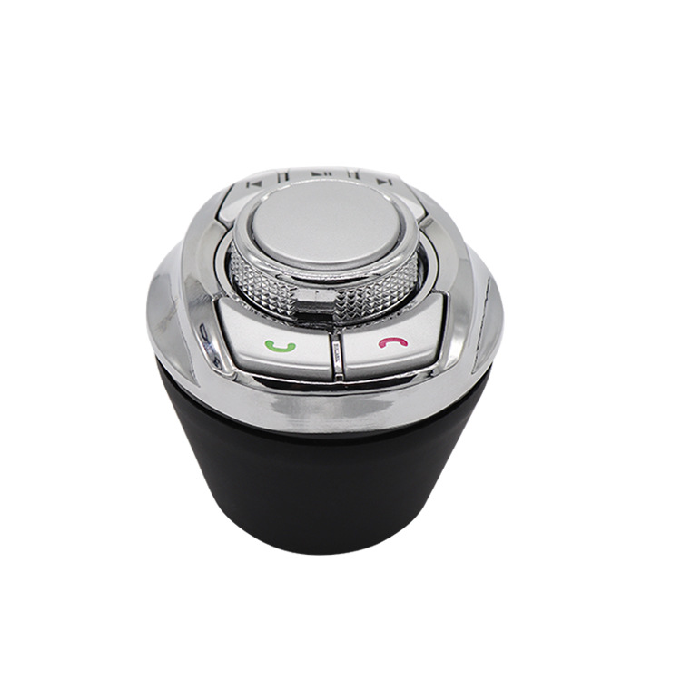 Universal modified wireless multi-function steering wheel button control Android navigation remote control cup-shaped square control button
