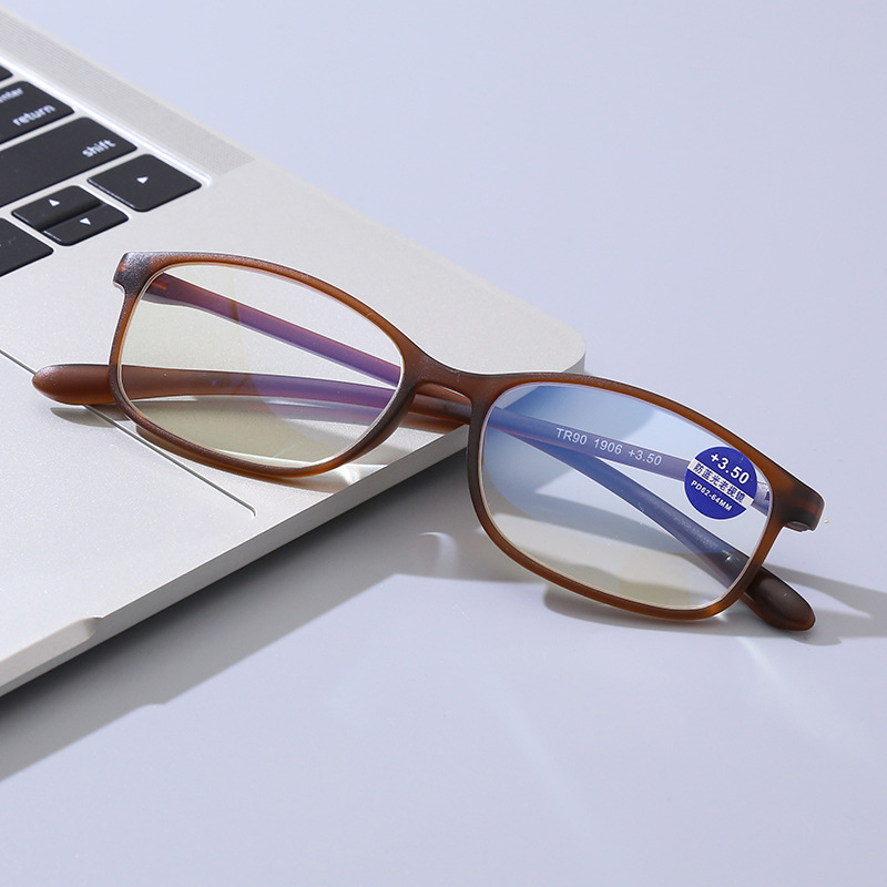 Literary Glasses Anti-Blue Light Reading Glasses Wholesale Anti-Fatigue Reading Glasses Ultra-Light Street Stall Reading Glasses Factory Ready Stock