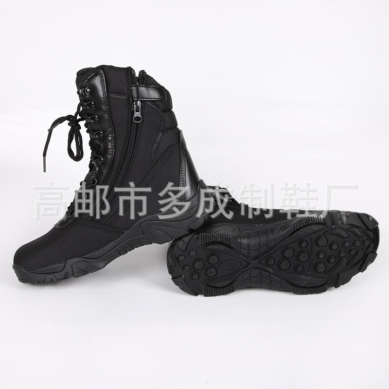 Factory direct outdoor sports combat boots non-slip thickened waterproof camouflage hiking boots combat men's boots