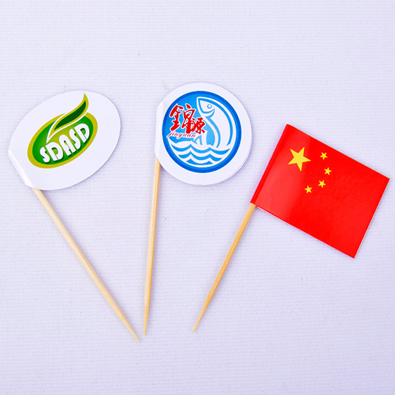 Qatar World Cup 32 strong toothpick flag Russia Spain France Germany Australia China US flag