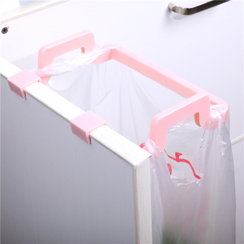 Panda Plastic Door Back Garbage Bag Shelf Storage Rack Kitchen Cabinet Door Rag Hanger Garbage Bag Holder