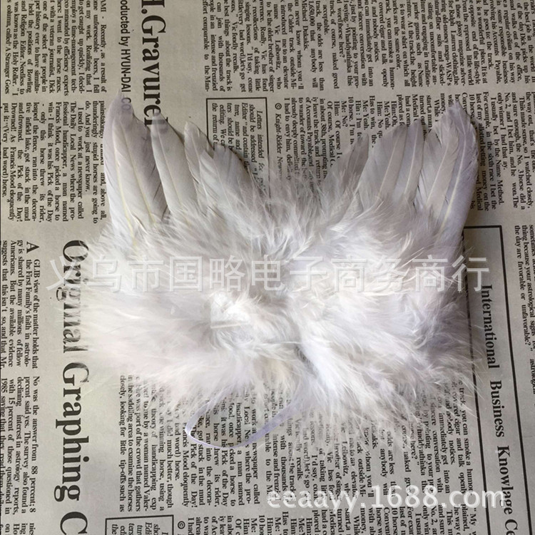 Factory Direct Christmas Tree Feather Wings Christmas Tree Hanging Angel Wings Mini Barbie Wings