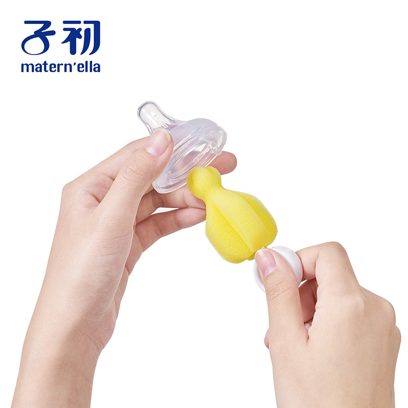 Baby Straw Cleaning Brush Set, Bottle Brush, Baby Pacifier Brush, Sponge 6-Piece Cleaning Brush Set, Straw Brush