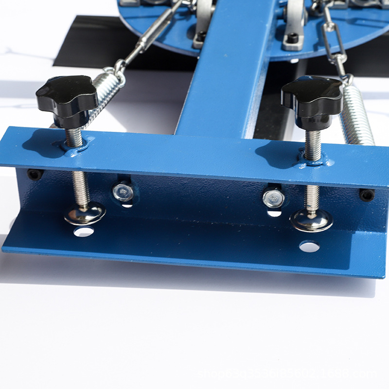 FacTory DirecT Manual Screen PrinTing Machine T-shirT Four-color PrinTing Machine FlaT PlaTe 4 Color 1 PosiTion Silk Screen PrinTing Machine EquipmenT