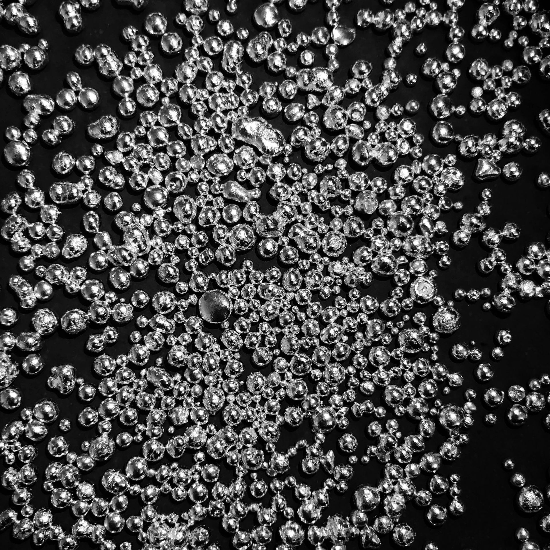 [Pure Silver Particles].999+ Silver Particles Uniform Size Export Standard International Market Vacuum Packaging DIY Silver Jewelry