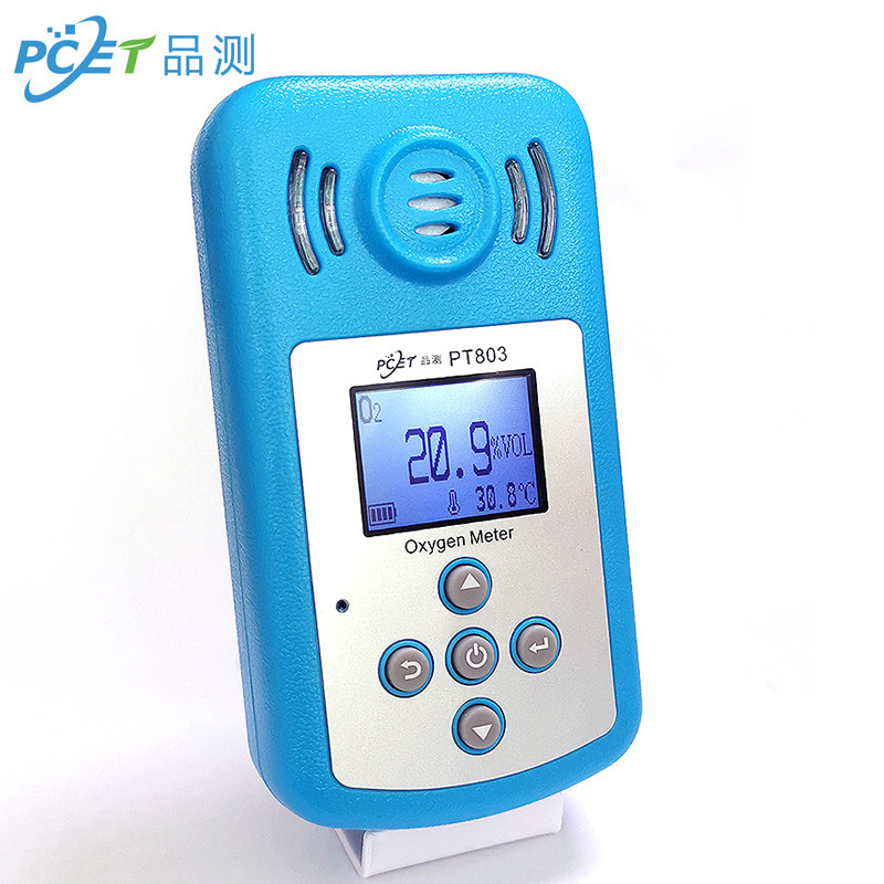Pcet Product Testing 803 Oxygen Detector Oxygen Content Concentration Meter Industrial Oxygen Meter High-Precision Detection