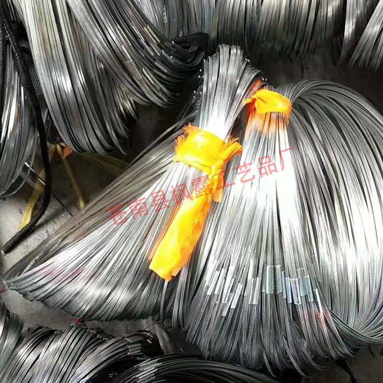 All specifications galvanized steel wire manufacturers wholesale plastic coated steel wire flat steel wire storage basket flat steel wire