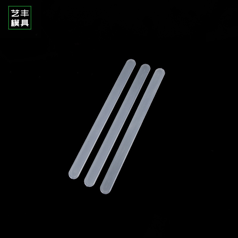 Pp Waist Strip Transparent Pp Soft Rubber Bone Waist Strip Double-Ended Thin Plastic Bone Waist Strip Fish Bone Custom Wholesale