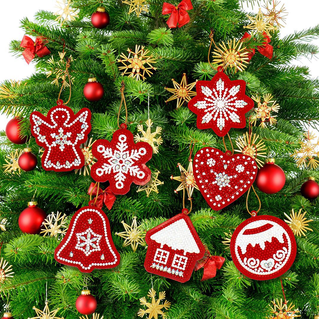 New Christmas pendant decorative ornaments card Christmas tree snowman gift decoration GS01
