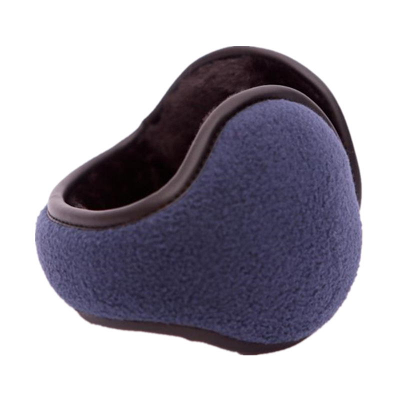 Winter New Men's Warm Ear Cover with Fleece Ear Bag Rear Wear Earmuffs Women's Ear Protection Plush Earmuffs Foldable Ear Warming