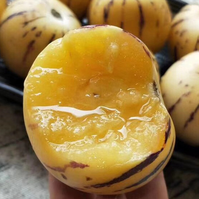 Yunnan Shilin Ginseng Fruit Daidaifa 3/ 2.5kg Fresh Yellow New Round Fruit, Sweet and Milky Fairy Fruit, Fruit for Pregnant Women