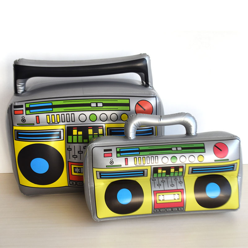 Cross-Border Party Stage Entertainment Environmentally Friendly Pvc Artificial Guitar Saxophone Props Kidsren's Inflatable Musical Instrument