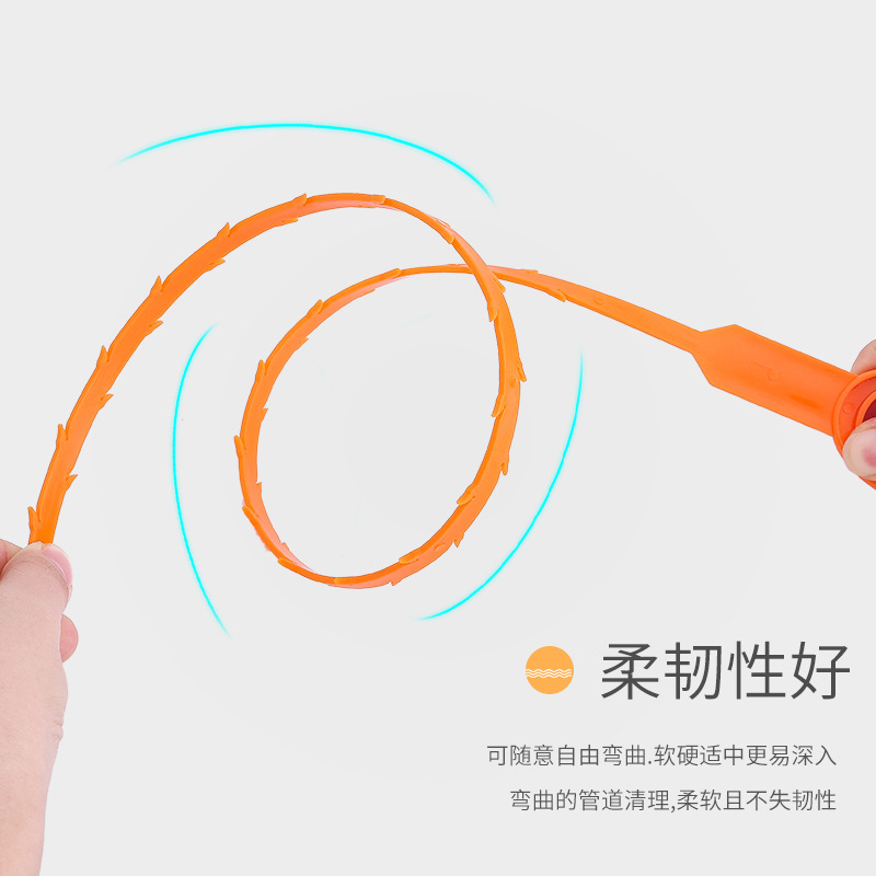 Household kitchen toilet pipe sink hair hair cleaner sewer tool hand toilet dredge