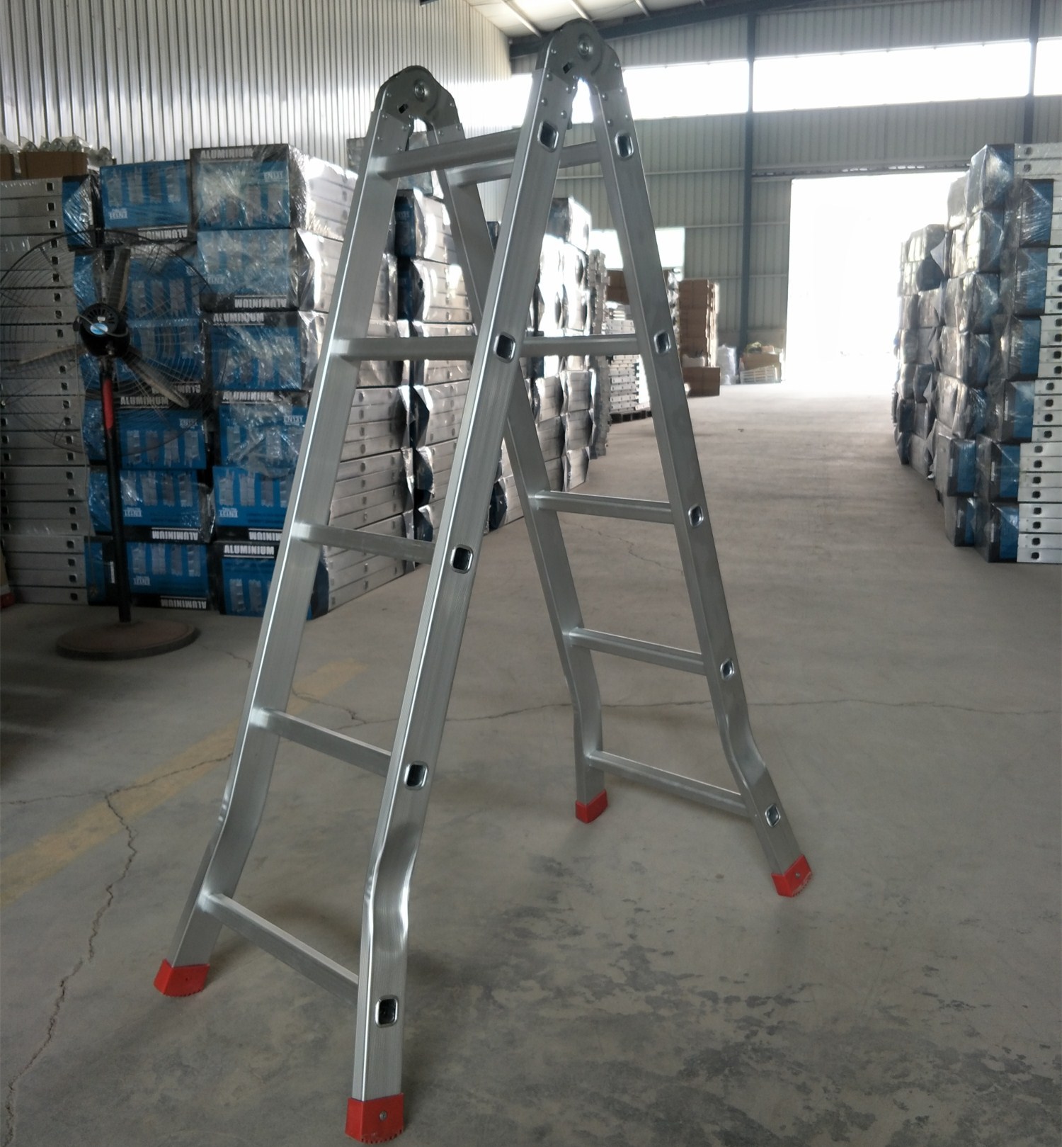 Лестница без заклепок, лестница в форме елочки, домашняя лестница, многофункциональная складная лестница, алюминиевая лестница