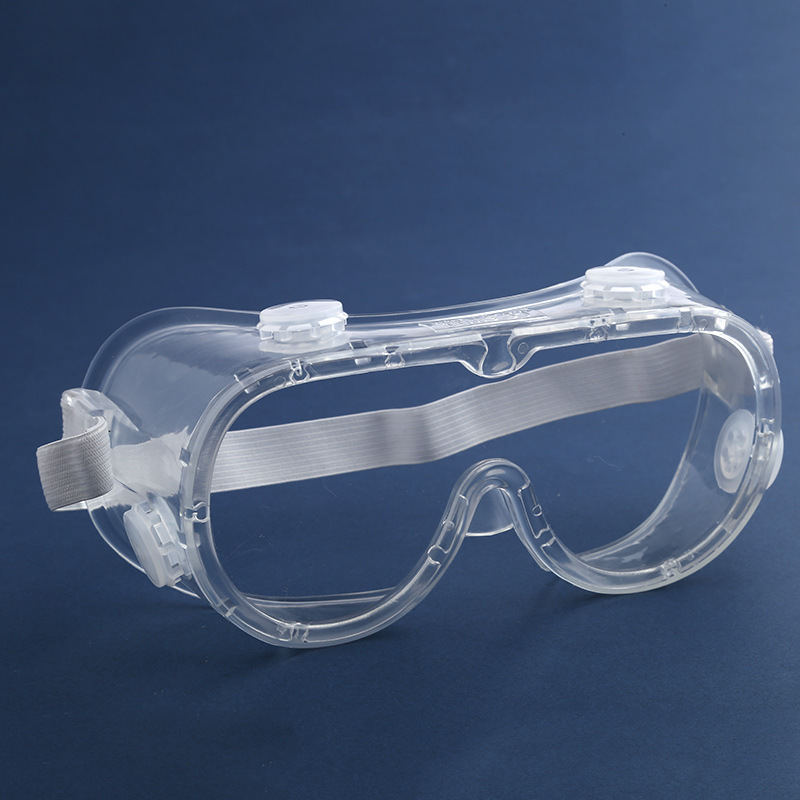 Supply of elevator four beads goggles PC lenses acid and alkali anti-splash protective glasses drift goggles