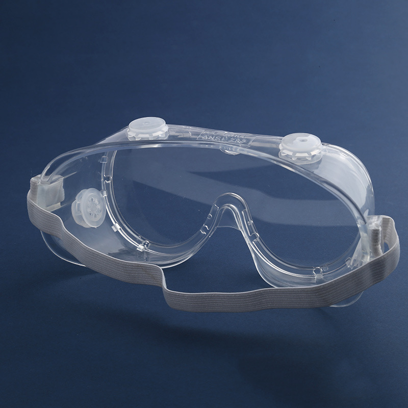 Supply of elevator four beads goggles PC lenses acid and alkali anti-splash protective glasses drift goggles