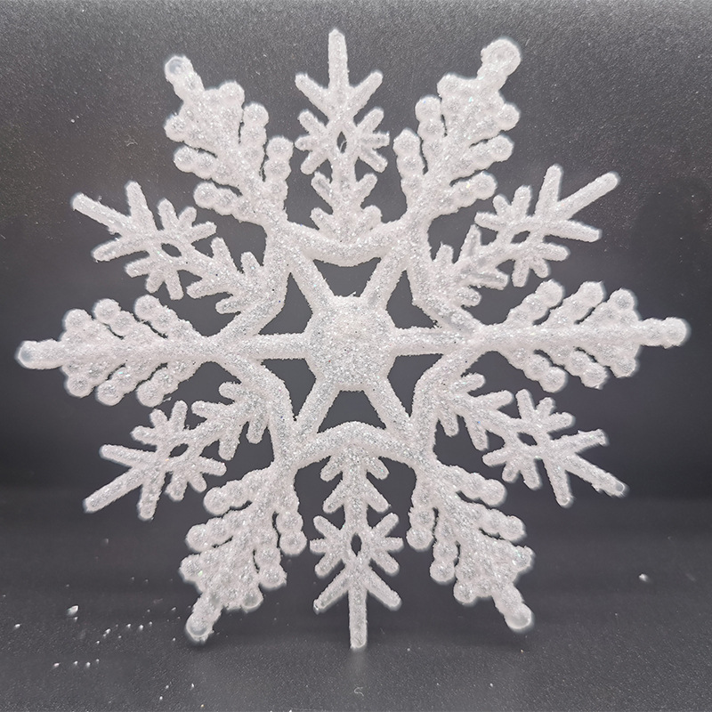 Принадлежности для рождественского декора 7.5см снежинки пластиковые снежинки праздничные украшения рождественские наклейки аксессуары