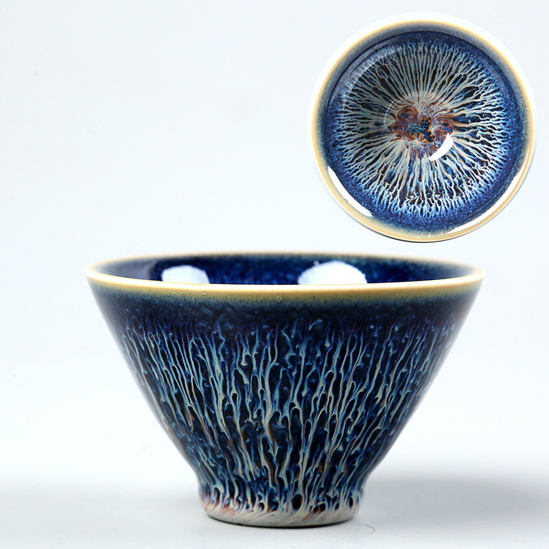 Новая керамическая чаша с встроенной бамбуковой крышкой, мастер-чашка, оптовая продажа